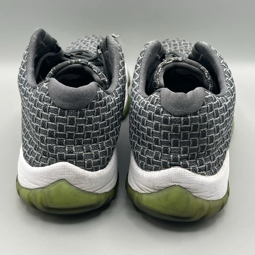 Air Jordan Future Low Wolf Grey Emerald Rise - Men's Size 10.5 USED